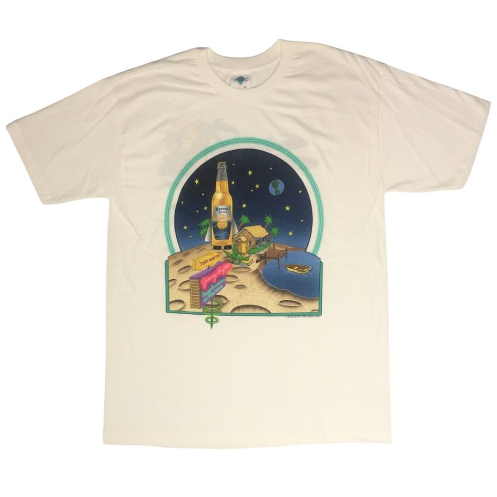 Vintage Official Jimmy Buffett Banana Wind Tour 1996 Off White T-Shirt X…
